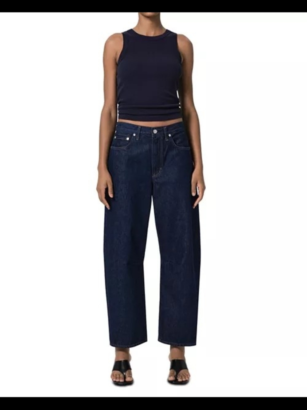 Citizens Of Humanity  High-Rise Cropped Straight Jeans